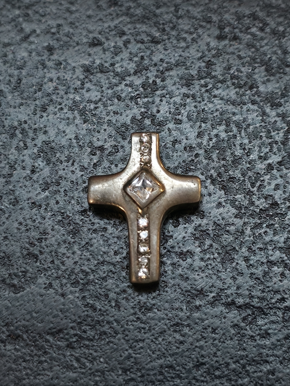 Y2K Vintage 925 Sterling Silver Flared Cross Pendant